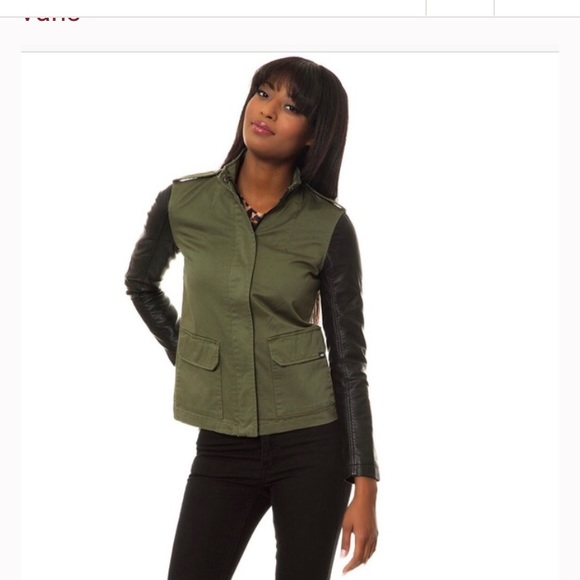 Vans green and black leather - Picture 1 of 3